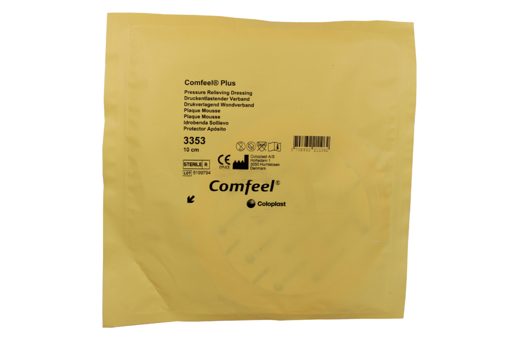 COLOPLAST Comfeel Plus transparente, apósito estéril 7 cm – Ostoklinic